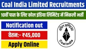 Coal India Limited Recruitments