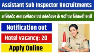 Assistant Sub Inspector Recruitments